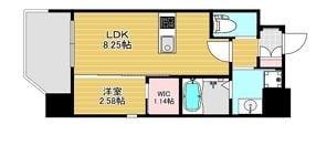 リファレンス竹下駅前の物件間取画像