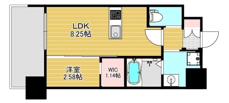 リファレンス竹下駅前の物件間取画像