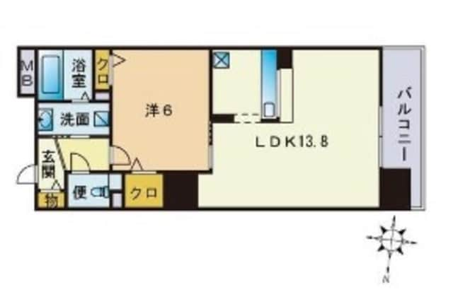 S－FORT警固タワーの物件間取画像