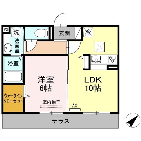 ＤＲＯＯＭ博多南弐番館の物件間取画像