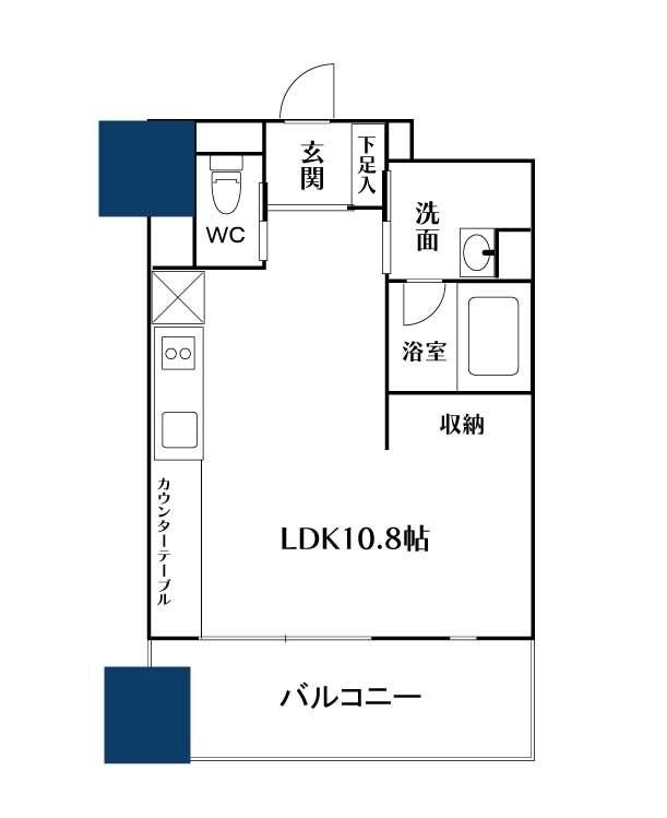 LIFE　GRANDE　HAKATAの物件間取画像