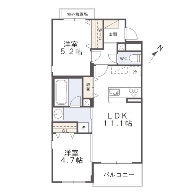 仮）プレステージ吉塚8丁目の物件間取画像