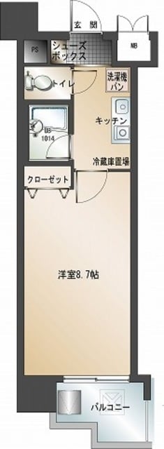 エンクレスト博多駅南の物件間取画像