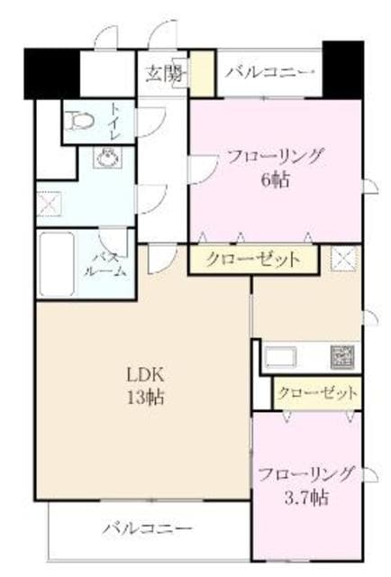 ブラン・スタイル博多の物件間取画像