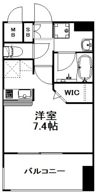 エンクレスト天神MARKの物件間取画像