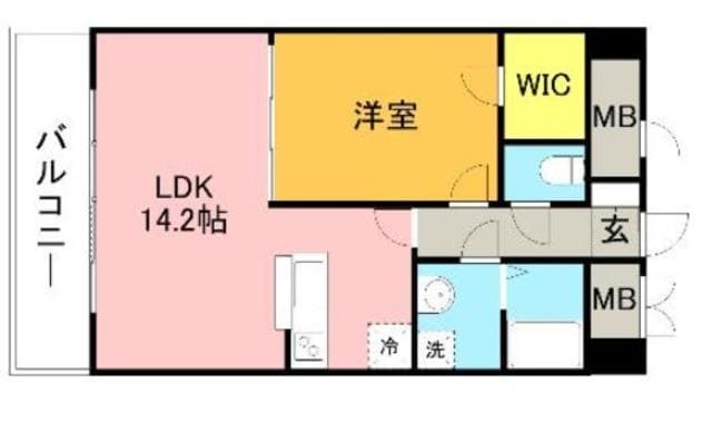 グラシア大濠の物件間取画像