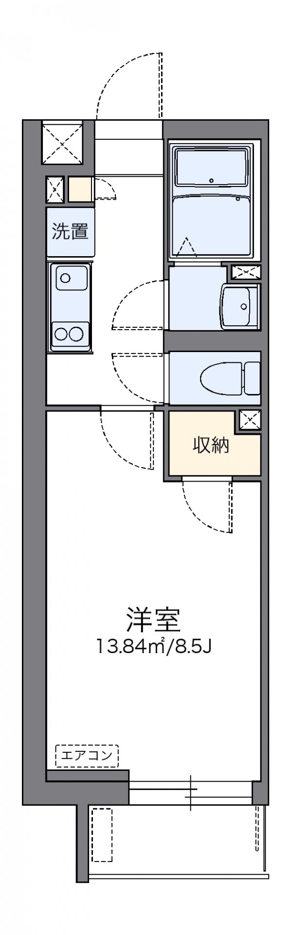 レオネクストｍｉｔｕｙｏｓｈｉの物件間取画像