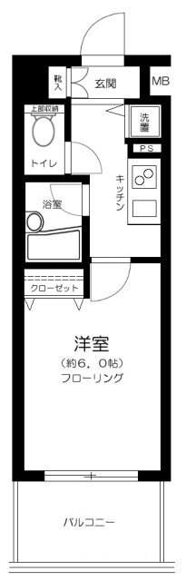 アヴァンツァーレ新宿ピアチェーレの物件間取画像