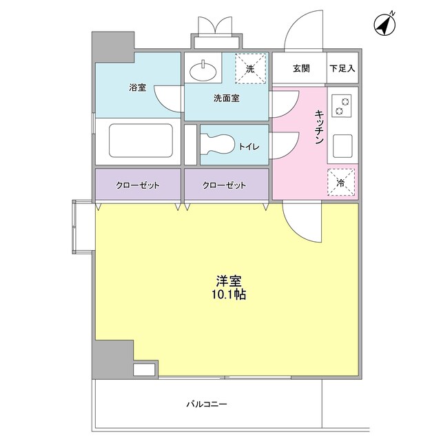 ユーキメゾン一番町の物件間取画像