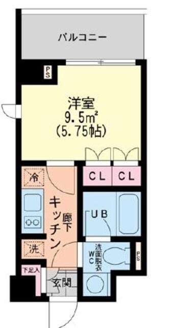 エスティメゾン新中野の物件間取画像