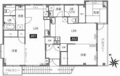 グランバリュー永福町の物件間取画像