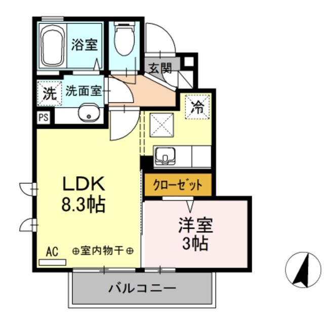 サロン デュ ノールの物件間取画像