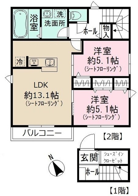 フィカーサ和泉の物件間取画像