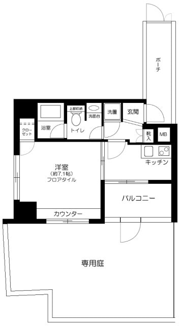 パレステュディオ飯田橋の物件間取画像