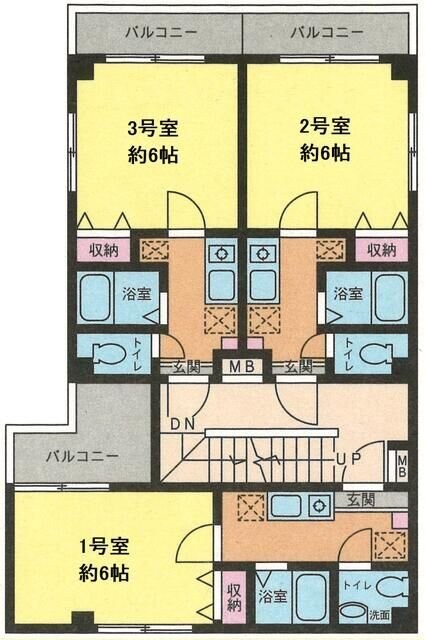 アーバヒルズ中野新橋の物件間取画像