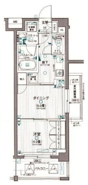 日神デュオステージ高円寺の物件間取画像