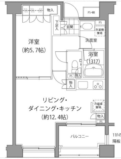 エーデル練馬の物件間取画像