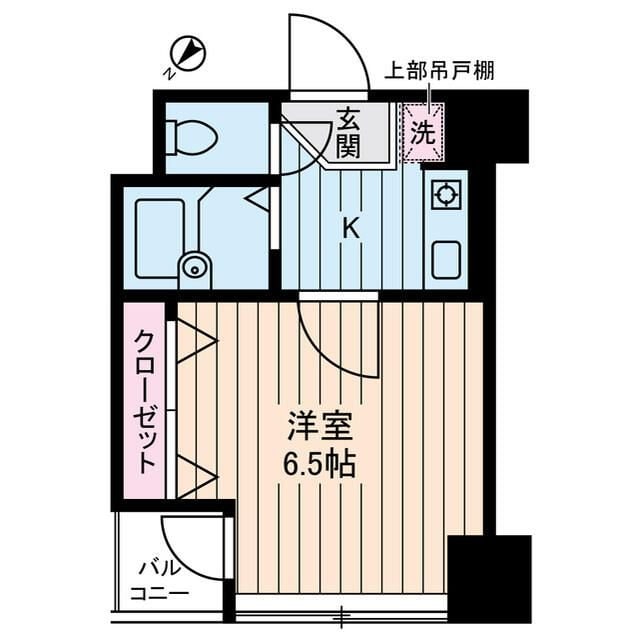 アベニール曙橋の物件間取画像