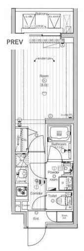 PREMIUM　CUBE東中野の物件間取画像