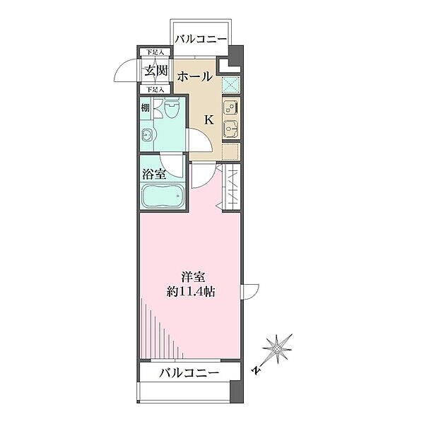 西新宿ＶＩＰ　ＲＯＹＡＬの物件間取画像