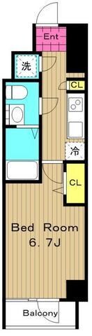 アペルト西新宿の物件間取画像