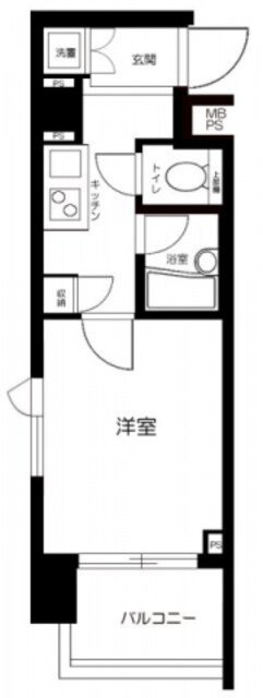 ルーブル高円寺南の物件間取画像