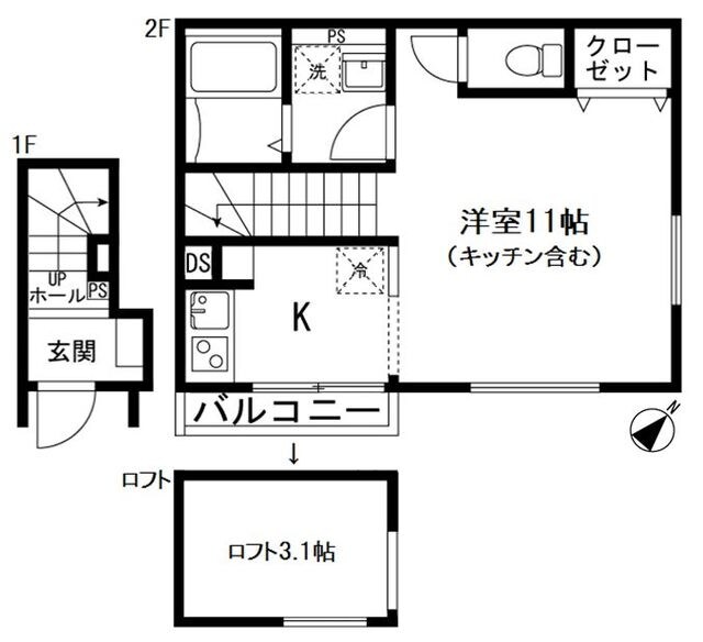 Forest Gardenの物件間取画像