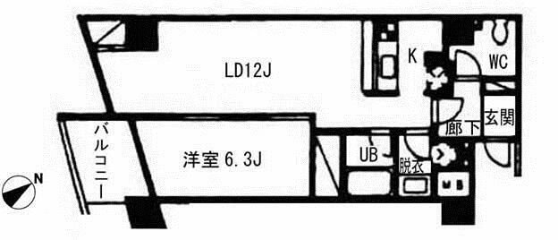 ヴォアラクテ西早稲田の物件間取画像