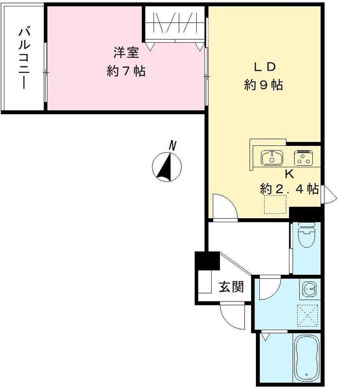 YS　lumiereの物件間取画像