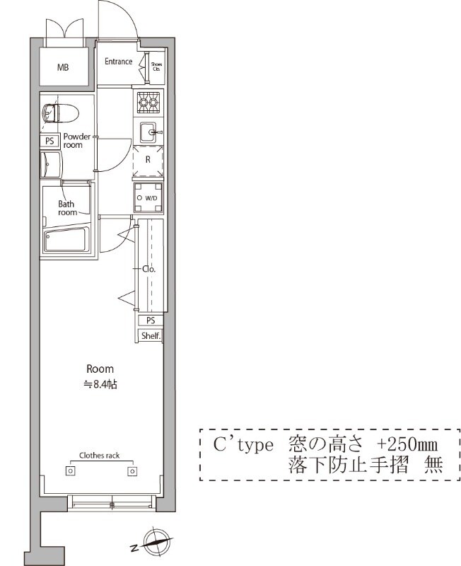 アトリオフラッツ中野の物件間取画像