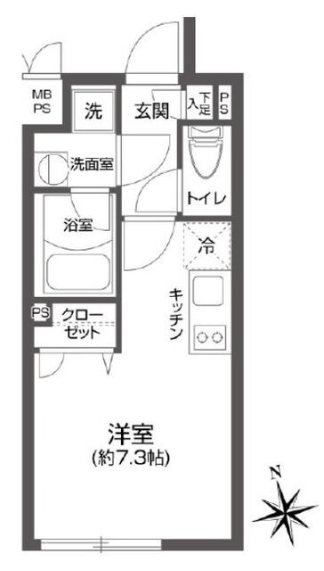 ＬＥＧＡＬＡＮＤ高円寺の物件間取画像