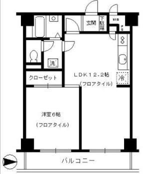 メゾン淀橋の物件間取画像