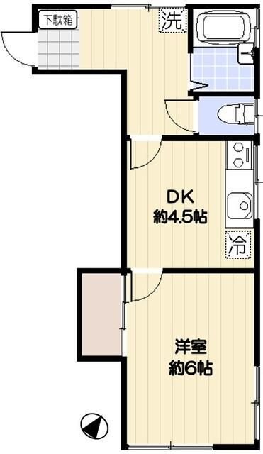 メゾンキャトルの物件間取画像