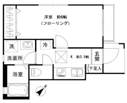 ウィングレット中野の物件間取画像