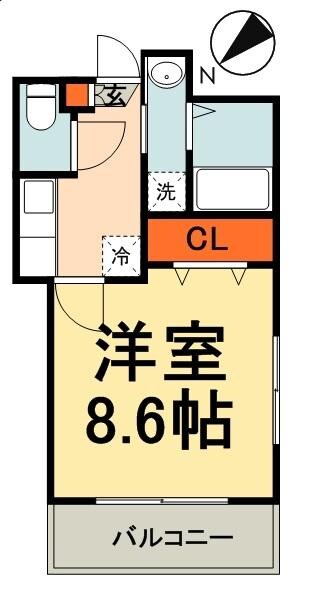 ＦＯＲＥＳＴ Ｍ１６の物件間取画像
