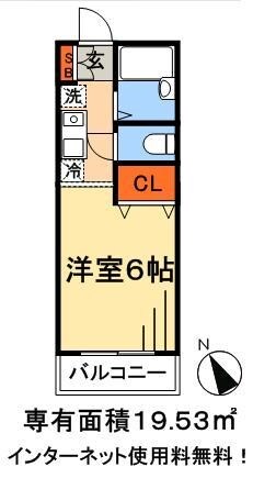 サンハイツ石井の物件間取画像