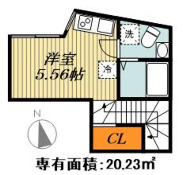 オータムバレー小岩の物件間取画像