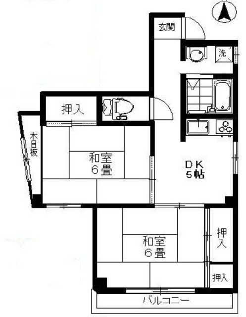 サンクメゾンの物件間取画像