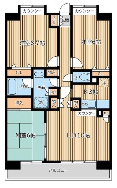 ＣＩＴＹ　ＳＰＩＲＥ　西葛西の物件間取画像