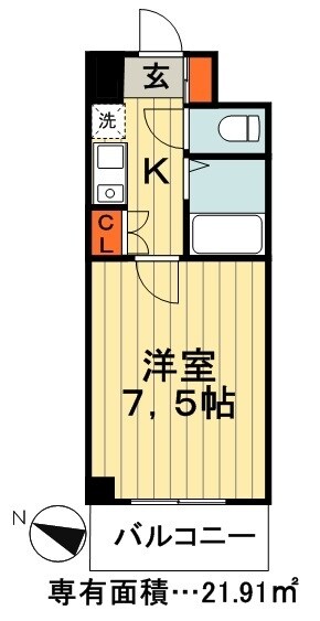 ヴィラージュITの物件間取画像