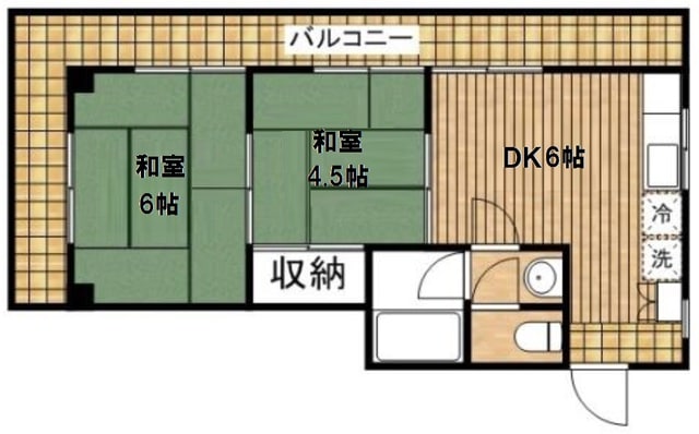 品川ハイツの物件間取画像