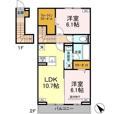 ルシアン　メゾンの物件間取画像