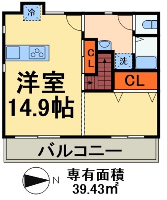 幕張５丁目ロジウラハウスの物件間取画像