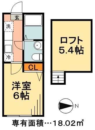 ヴァンタジオＭの物件間取画像