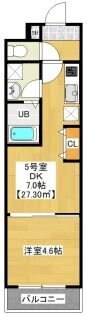 レスパス南花園の物件間取画像