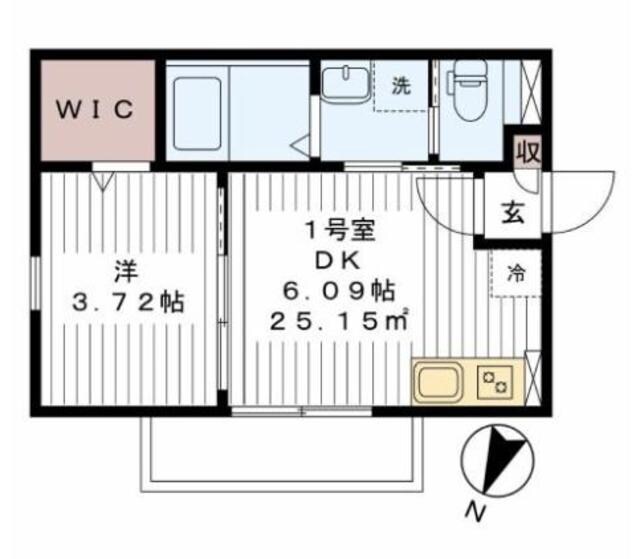 カクタス瑞江の物件間取画像