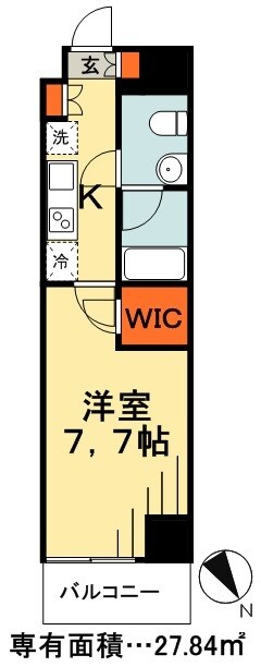 エクセレンティ市川の物件間取画像