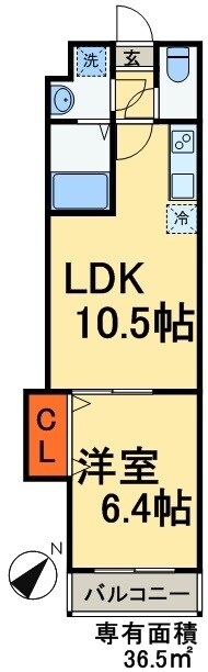 リトルズ幕張町の物件間取画像