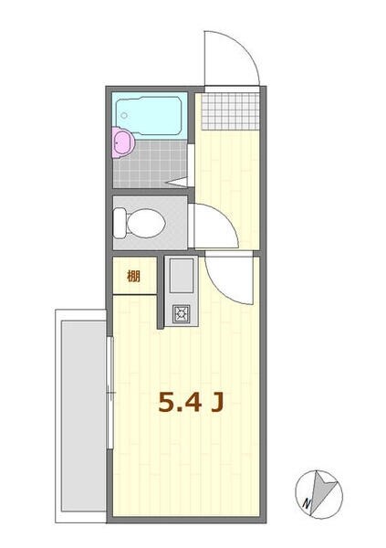 シャンテ篠崎の物件間取画像