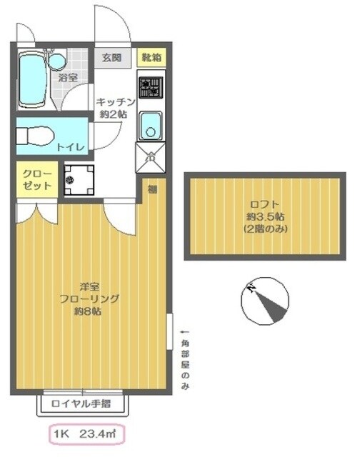 リリーテラスBの物件間取画像